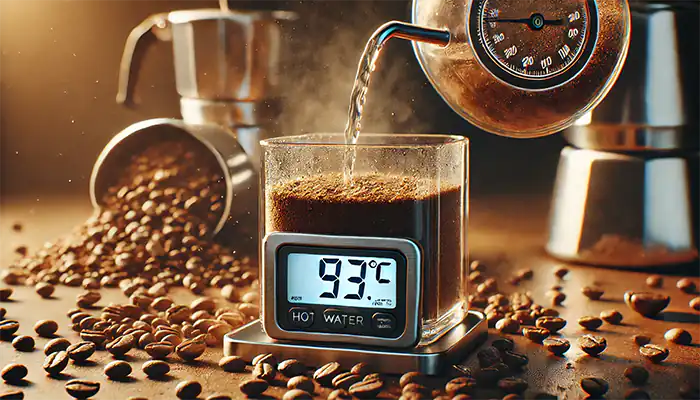 دمای آب برای قهوه