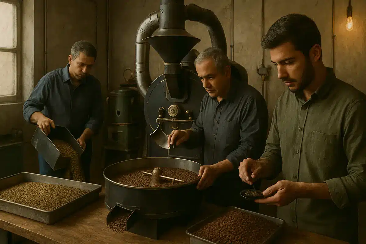 کارگاه رست قهوه در ایران