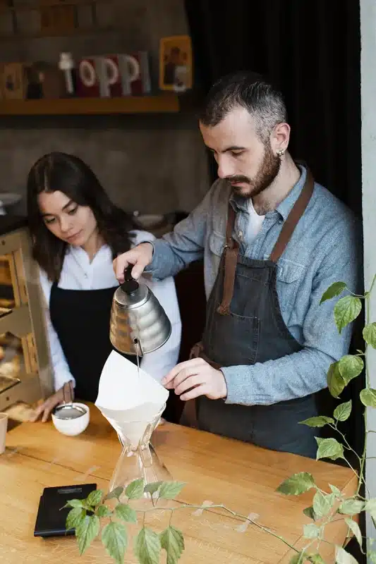 آموزش باریستا در کارگاه قهوه