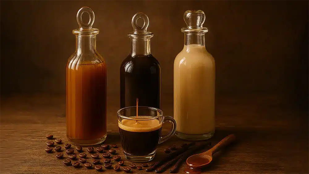 سیروپ قهوه خانگی