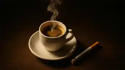 تاثیر سیگار بر جذب کافئین قهوه