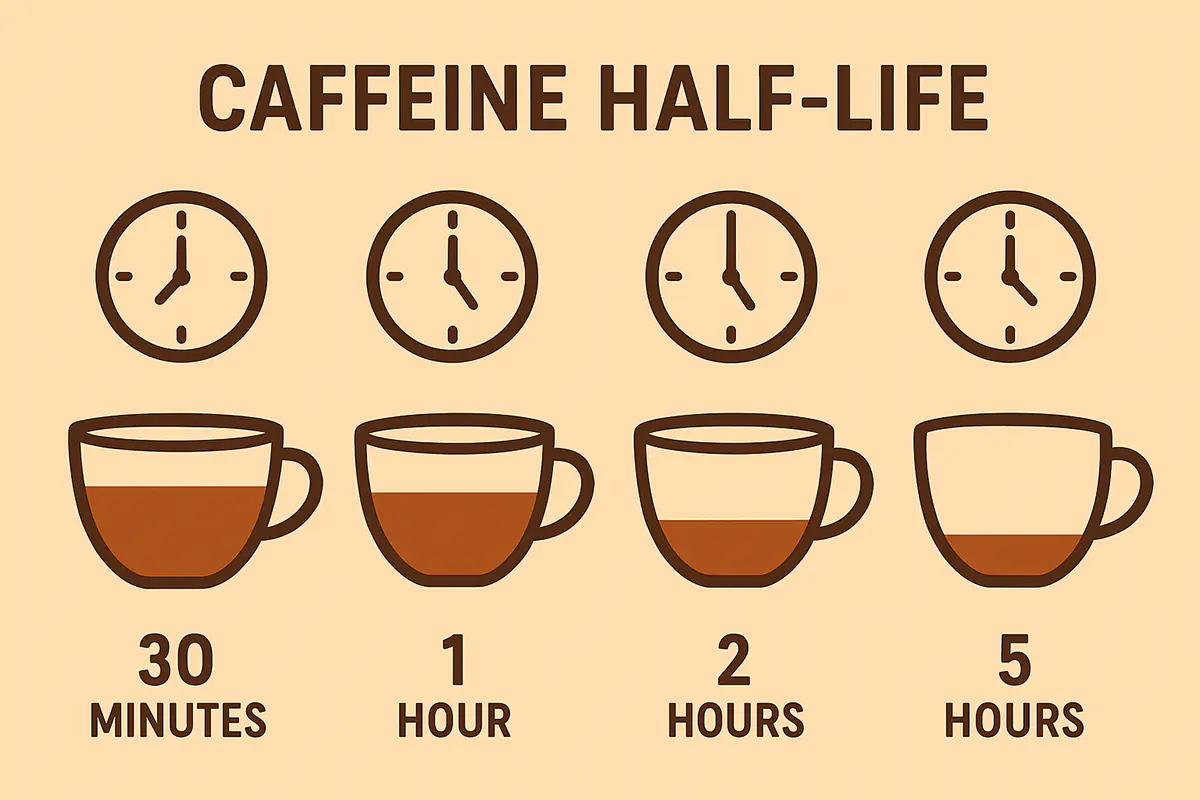 Caffeine Half Life Timeline