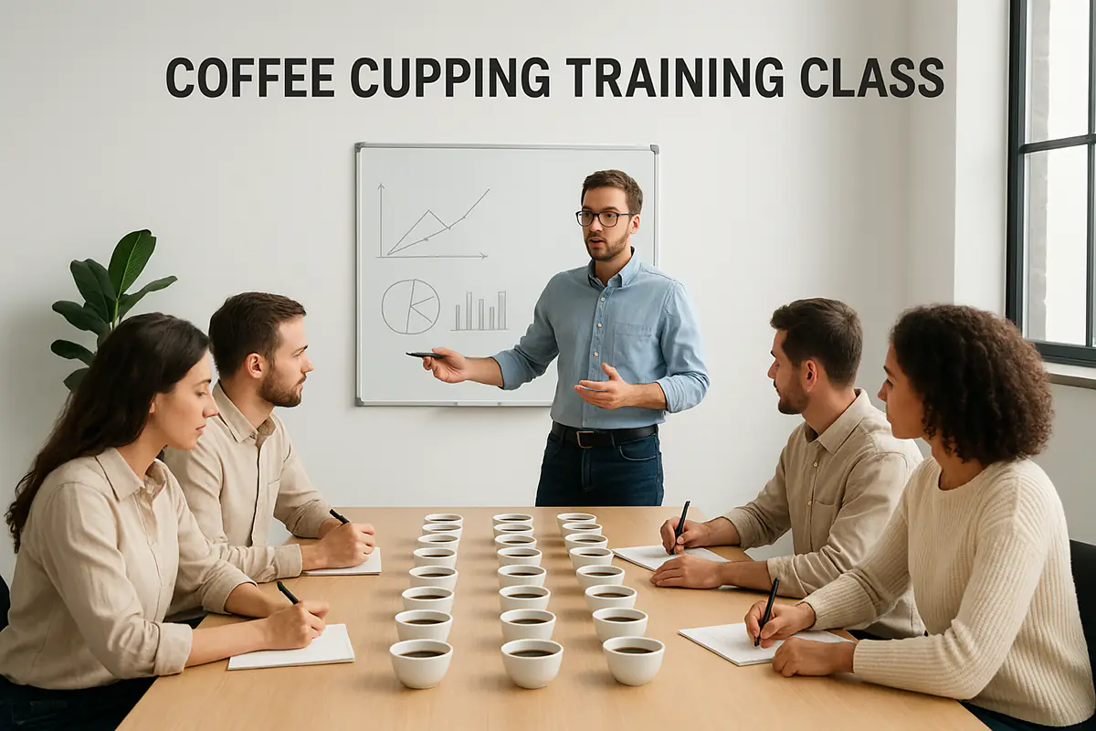 کلاس آموزشی کاپر قهوه تخصصی