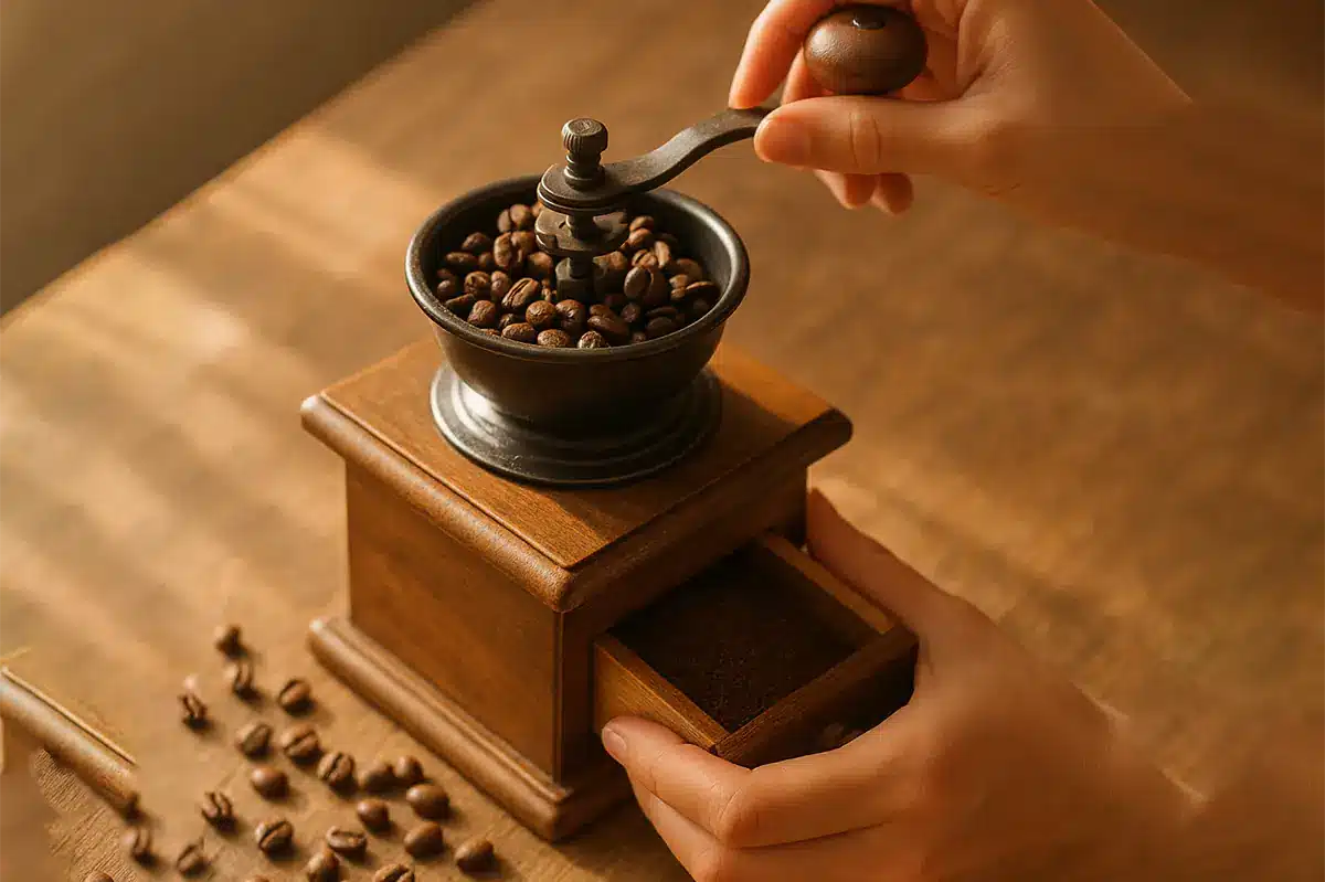  آسیاب کردن قهوه برای فرنچ پرس