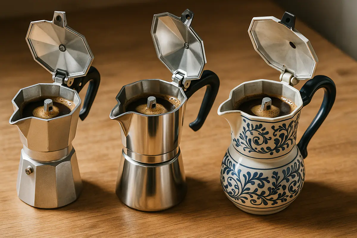 Different Material Mokapots