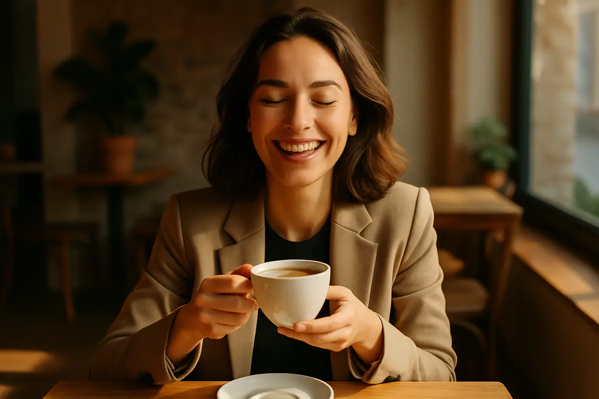 Enjoying Perfect Coffee