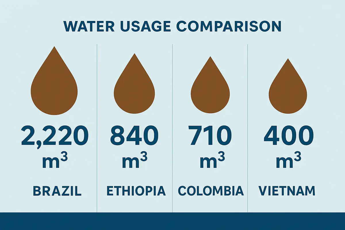 Global Coffee Water Consumption Stats
