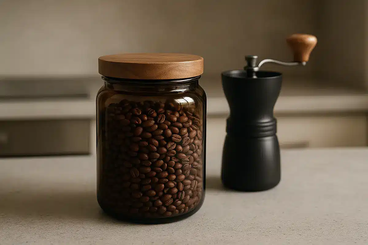 ظرف نگهداری قهوه با درب محکم