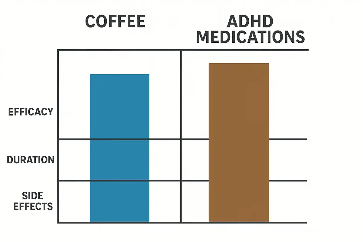 مقایسه تاثیر قهوه و داروهای ADHD بر تمرکز