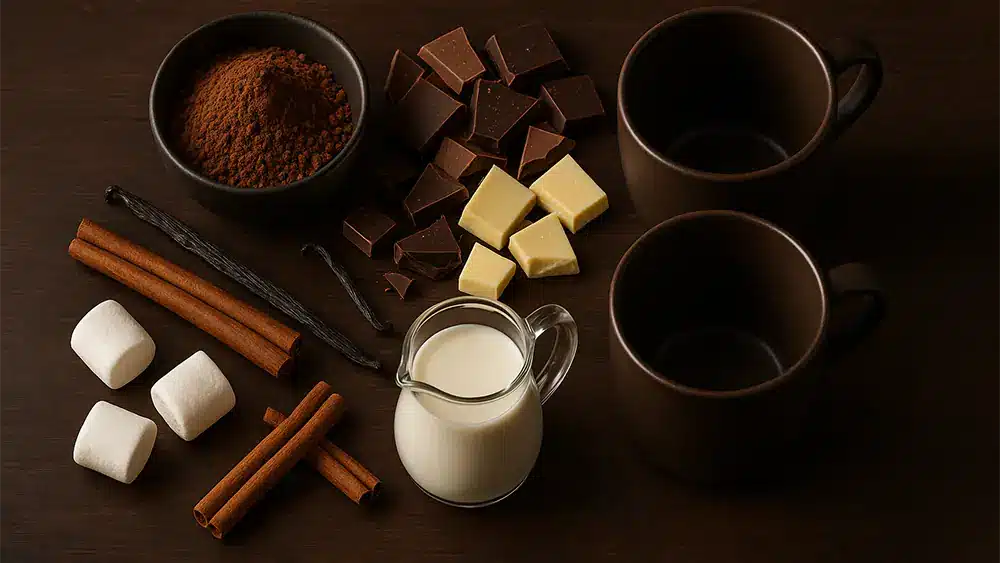 مقایسه انواع شکلات داغ و تفاوت آنها هات چاکلت