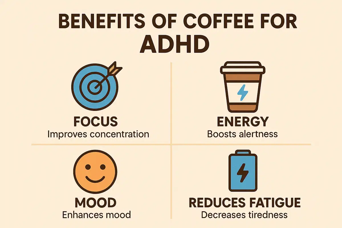 فواید مصرف قهوه برای مدیریت علائم ADHD