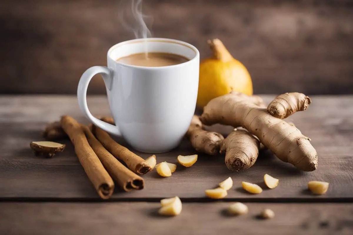 قهوه برای افزایش انرژی با دارچین و زنجبیل