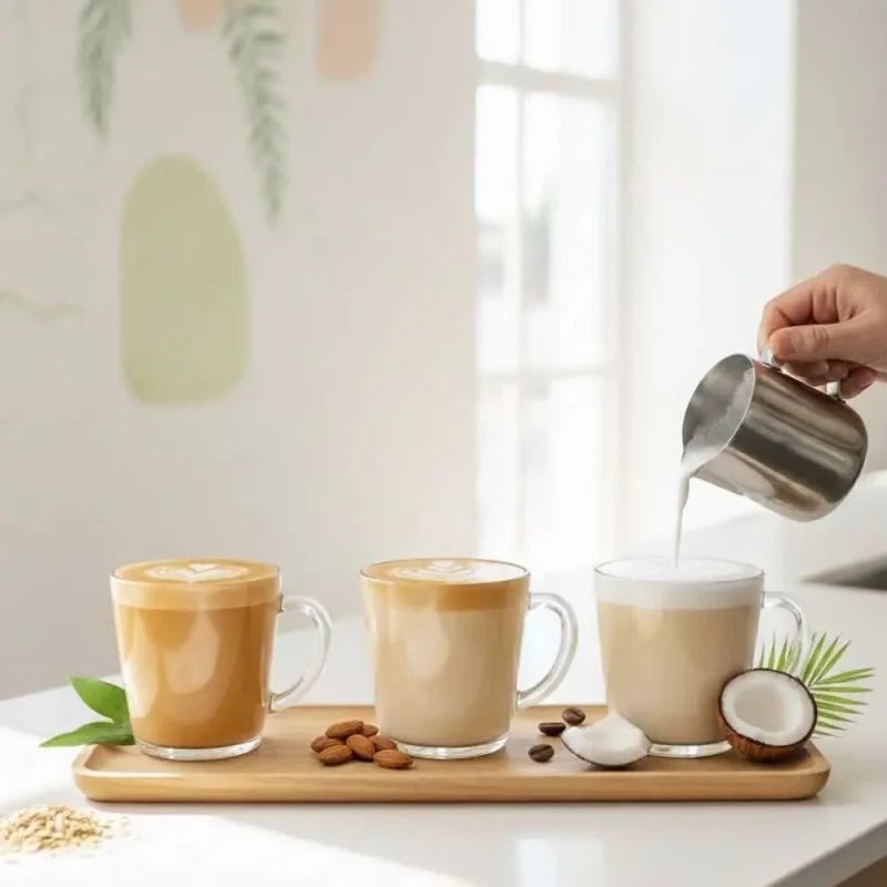 شیر گیاهی برای قهوه 