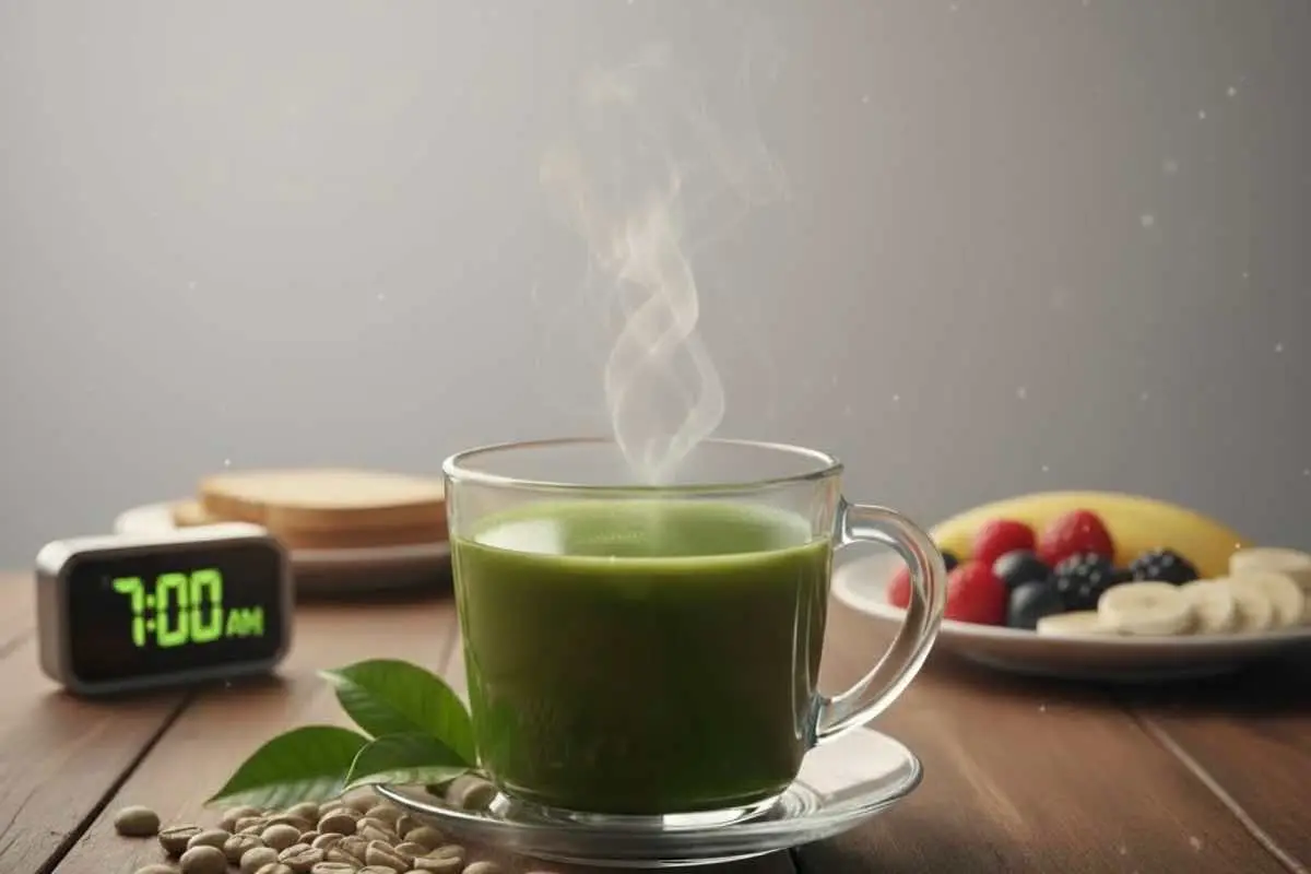 بهترین زمان مصرف قهوه سبز برای لاغری