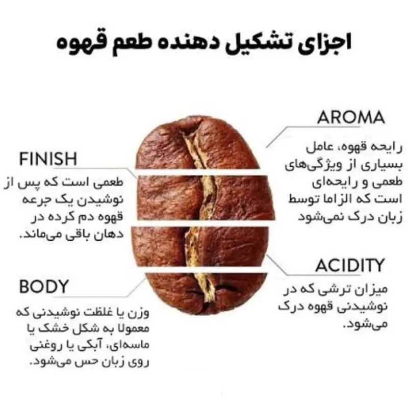 نقش عطر، طعم و بادی در قهوه مناسب مناسب کافه