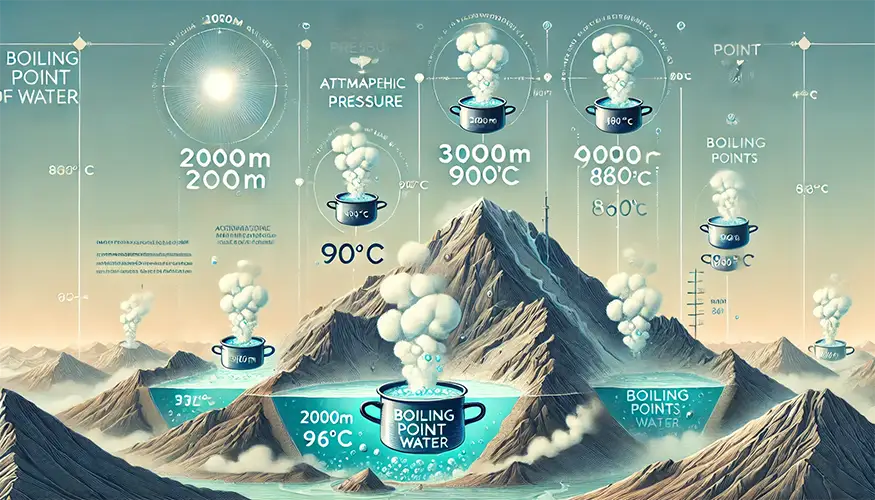نقطه جوش آب در ارتفاعات